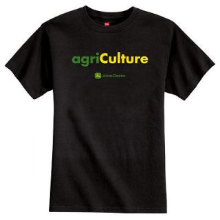 NEW Black John Deere AgriCulture T Shirts Sizes M L XL 2X 3X