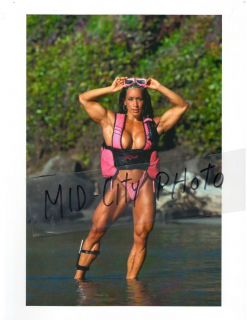 DENISE MASINO Female Bodybuilding Muscle Photo Color