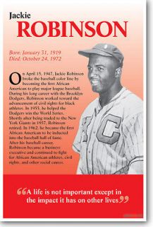 Jackie Robinson   Biography   African American Baseball Player  NEW