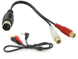 Kenwood AUX input 3.5mm jack lead car radio iPod  adapter CT29KW01