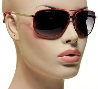 Sexy DG Cool Aviators Shades Red Silver Frame Fly High Sunglasses 805