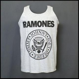 ramones garage punk rock festival t shirt unisex grey vest top s xxl
