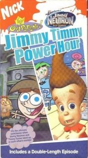 VHS NICK JIMMY NEUTRON & ODD PARENTS JIMMY TIMMY POWER HOUR