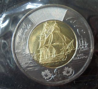 2012 NEW Cdn WAR of 1812 HMS SHANNON UNC $2 COIN * RC MINT SEALED SOLD