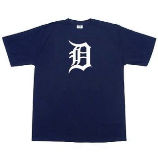 Detroit Tigers Classic English D Navy T shirt