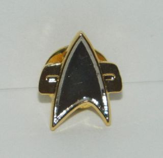 Star Trek Voyager Micro Communicator Cloisonne Pin, NEW UNUSED
