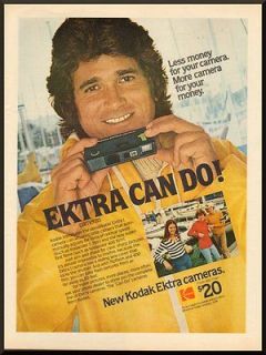 1978 ebony magazine ad for Kodak Ektra Camera Michael Landon
