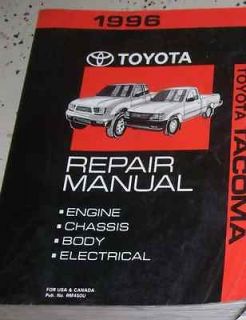 1996 TOYOTA TACOMA TRUCK Service Shop Repair Manual OEM DEALERSHIP