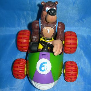 N64 NINTENDO 1999 Marvel Toy Diddy Kong Racing BANJO RACE CAR Vehicle