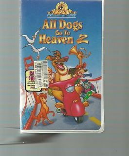 ALL DOGS GO TO HEAVEN 2 movie ( 1996 VHS ) new unopened clam shell