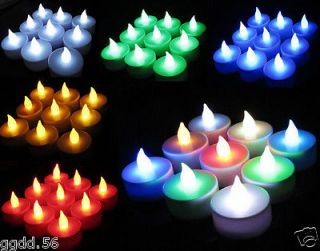 Flameless Tea Light Candle Flickering LED With Battery Wedding
