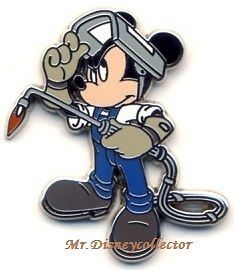 DISNEY PIN Mickey Mouse Professions   Welder