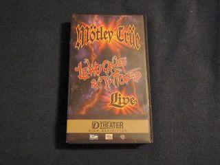 MOTLEY CRUE   LEWD CRUED & TATTOOED LIVE   DTS DIGITAL VHS TAPE