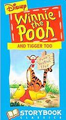 Winnie the Pooh and Tigger Too Video Vhs Storybook Classics