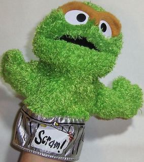 Sesame Street Muppets Hand Puppet Oscar the Grouch Toy Plush Gund