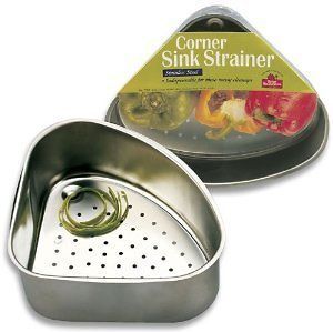 726 Corner Sink Strainer Stainless New Racks Dish Organization