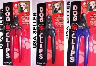 Dog Clips Nail Clippers for Large Dogs Red.BlackBlu e New