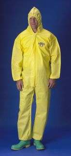 Chemical Hazmat Suit LARGE YELLOW NEW SIZE 6XL