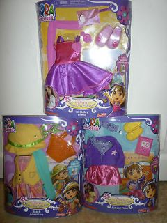 NEW Dora Dress Up Collection Outfit & Book Sets CHOOSE Birthday School