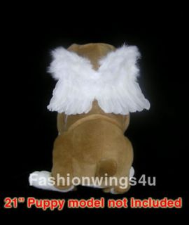 Feather wings for dogs cats pets fairy dove parrot angel costume