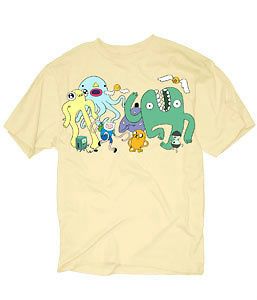 Adventure Time With Finn & Jake Dancing Monsters Licensed Adult T