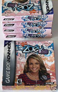 Zoey 101 (Game Boy Advance ~ DS)  NEW~ SealED