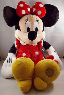 Store Minnie Mouse Soft Plush Doll 19 H Red Polka Dot Dress Girl Toy