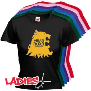 T318 House Lannister Sigil Game of Thrones HBO Cool Woman Fit T shirt