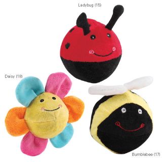 Plush Squeaker Fetch Ball Dog Toy Sunshine Sweeties Summer Pet Toys