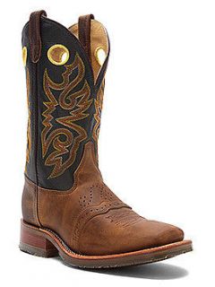 Double H Mens NEW DH3577 Brown Tan Leather USA MADE Western Cowboy