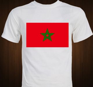 Moroccan Flag Morocco T shirt