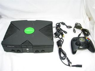 Original Black Xbox System Console Bundle with NBA Street V3 Game