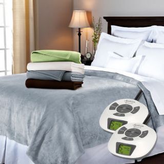 Sunbeam Electric Heated Blanket King Bed Cover Bedding