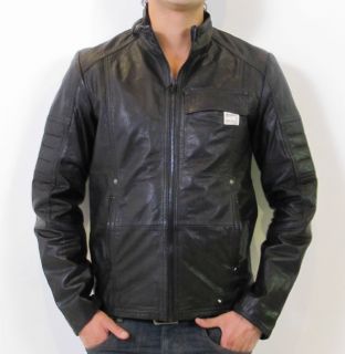 Star Leather Jacket MFD Phoenix Designer Black Men New
