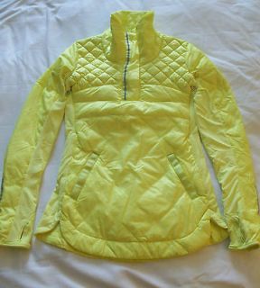 NWoT Lululemon Run What the Fluff Pullover Clarity Yellow 4