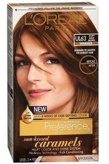 Paris Superior Preference Hair Dye Color # UL63 HI LIFT Gold Brown NEW