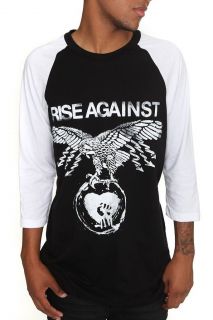 Rise Against Eagle Baseball T Shirt