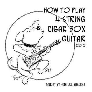 CD 5 Cigar Box Guitar 4 string video lessons baritone uke banjo tenor