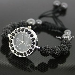 CRYSTAL DISCO BALL BLING BRACELET DIAMANTE SHAMBALA WATCH GIFT