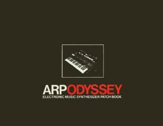 ARP ODYSSEY PATCHBOOK MANUAL PRINTED AND BOUND