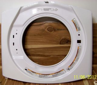 8540746 WHIRLPOOL DUET SPORT FRONT LOAD WASHER PANEL  FRONT   WHITE