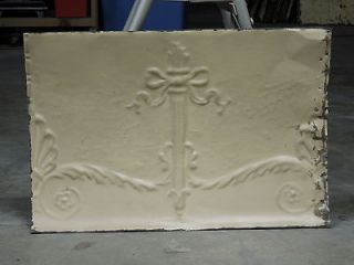 Newly listed Old Antique ( Metal ) tin ceiling tile 24x16 bowed