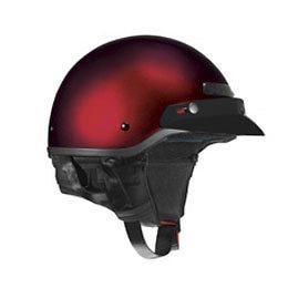 Vega XT Dark Red Motorcycle/Scooter Half Helmet
