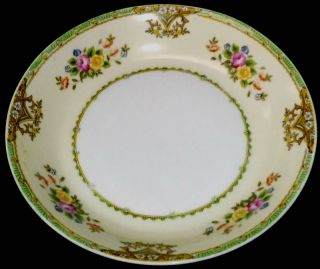 Vintage Meito Japan Hand Painted China 7 3/8d Bowl
