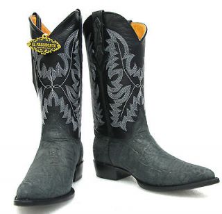 Elephant skin design handcrafted cowboy western shoes boots J toe