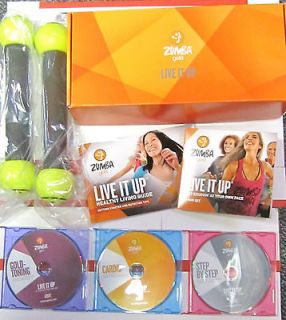 ZUMBA GOLD LIVE IT UP WORKOUT DVD~Each Sold Separately~Choose 1 DVD