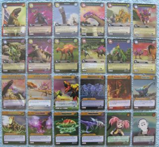 Dinosaur King TCG Choose 1 Dinotector Showdown Silver Rare Foil Card