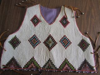 NATIVE AMERICAN HANDMADE VEST, SOLID BEAD, COLORFUL, L@@k ! ! !