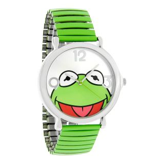 Disney The Muppets Kermit the Frog Green Expansion Bracelet Quartz