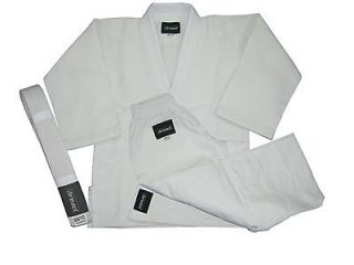 JUDO Martial Arts Uniform Gi,Jiu Jitsu,Aikido,W ithFree White Belt